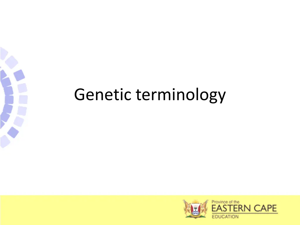 genetic terminology