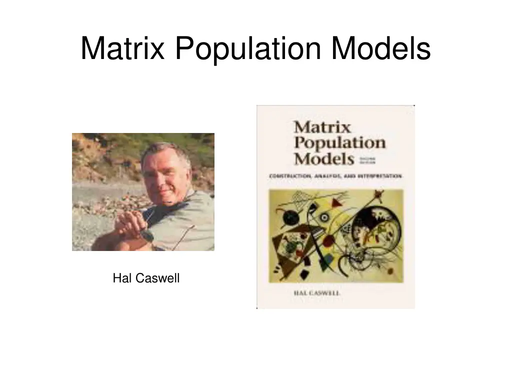 matrix population models