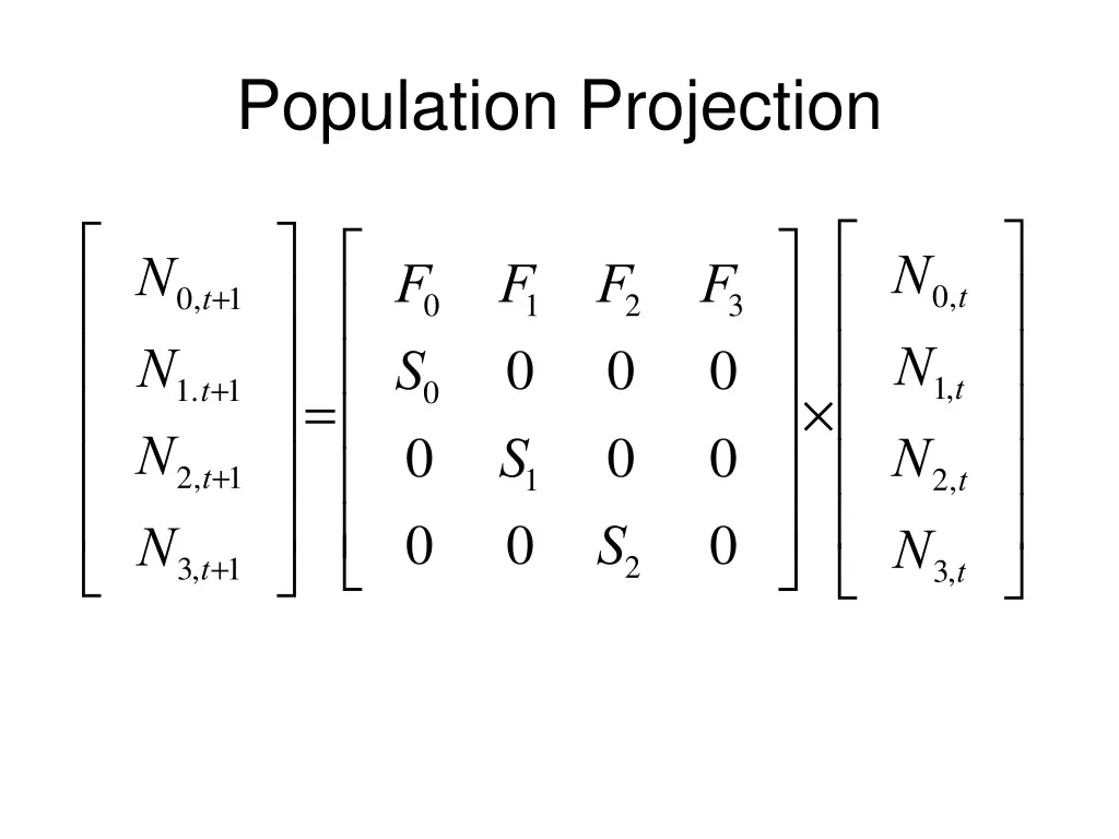 population projection 1