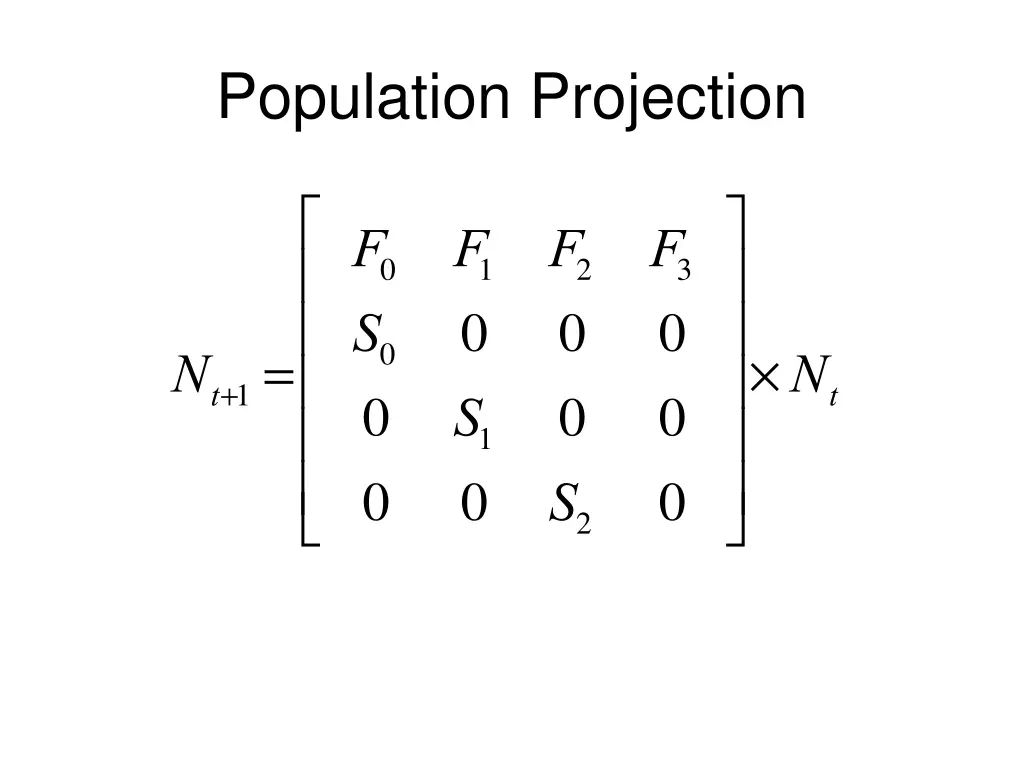 population projection