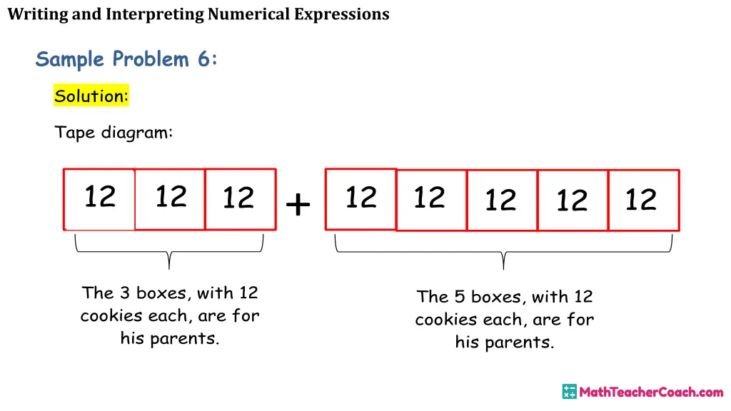 writing and interpreting numerical expressions 34