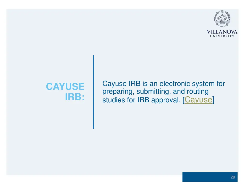 cayuse irb is an electronic system for preparing