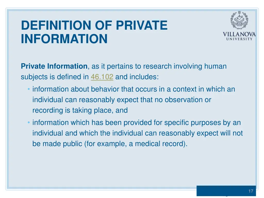 definition of private information