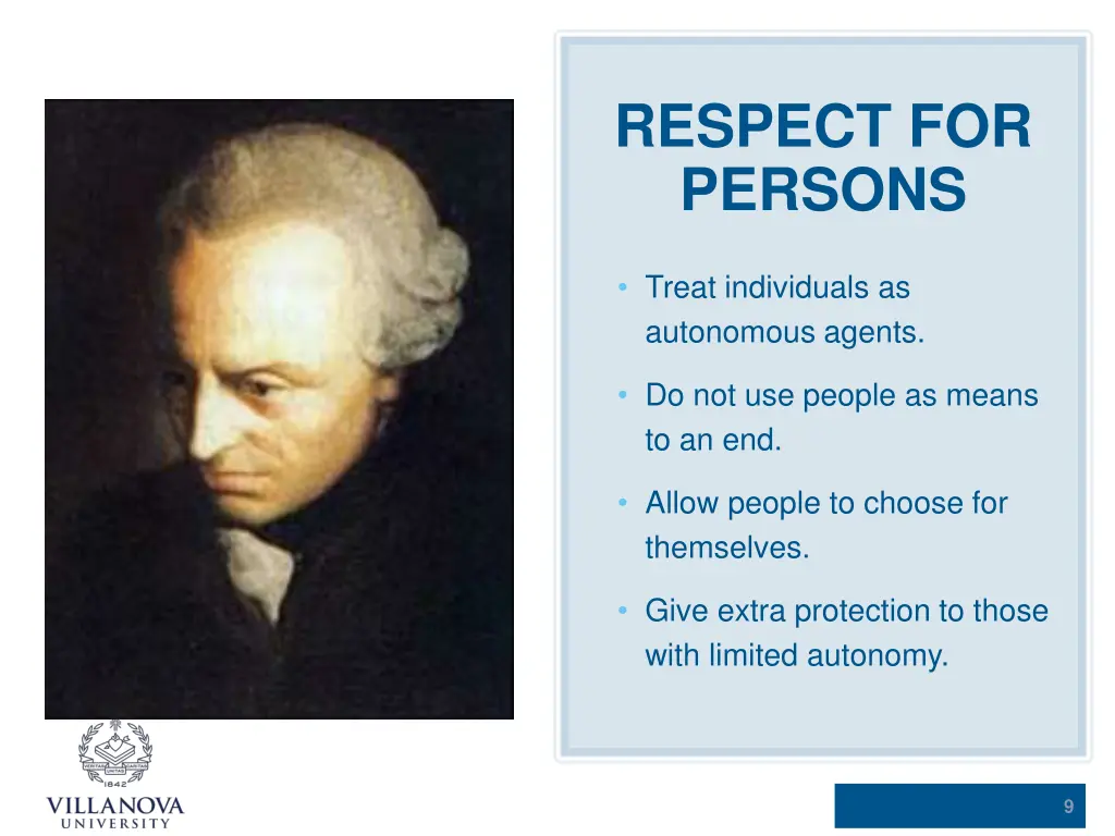 respect for persons