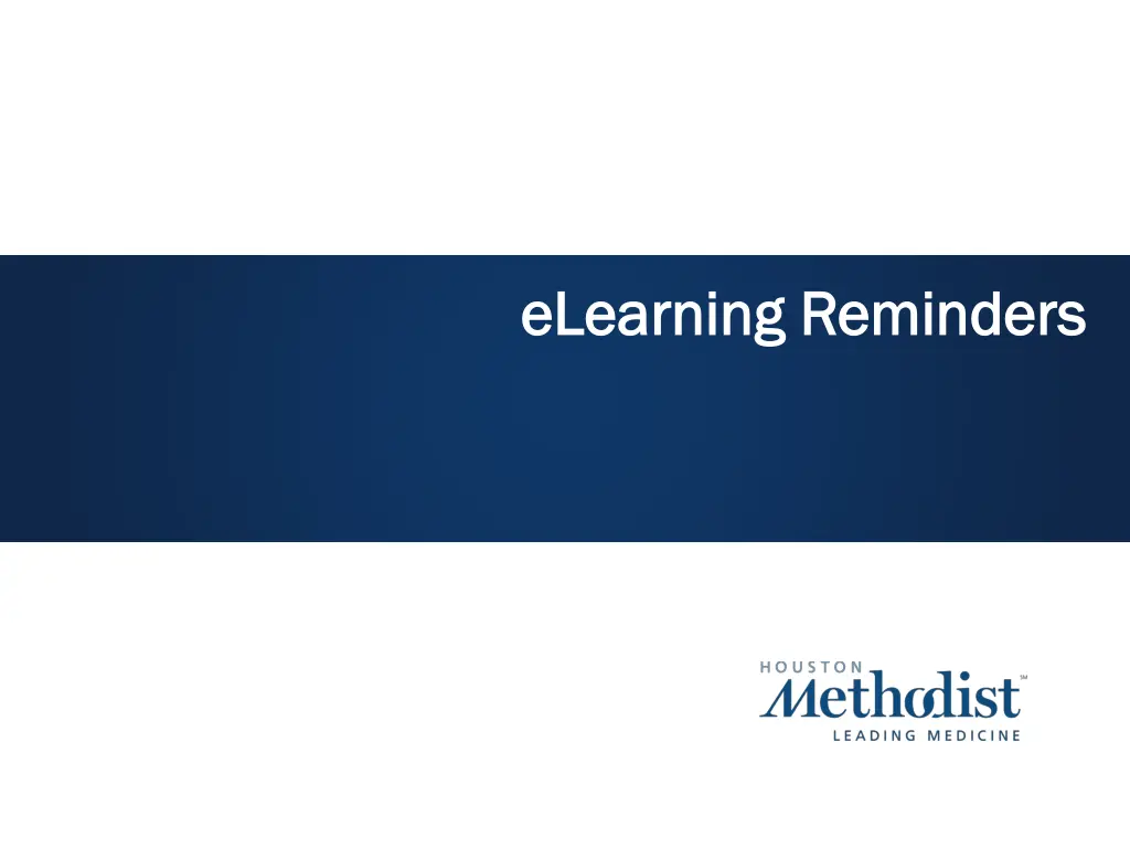 elearning reminders elearning reminders