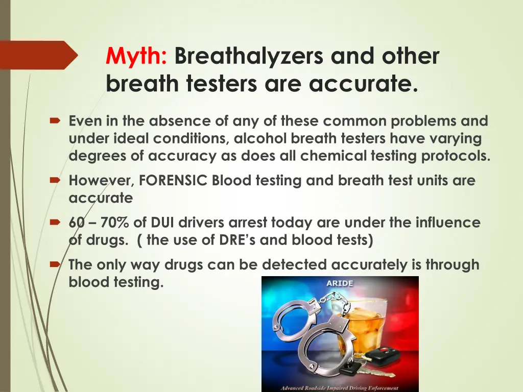 myth breathalyzers and other breath testers