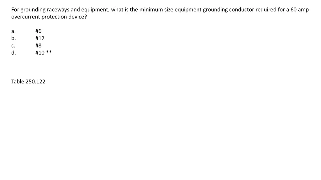 for grounding raceways and equipment what 1