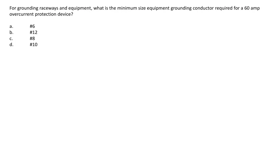 for grounding raceways and equipment what