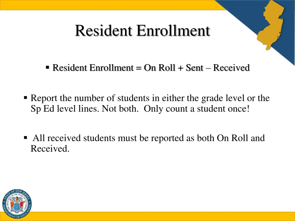 resident enrollment