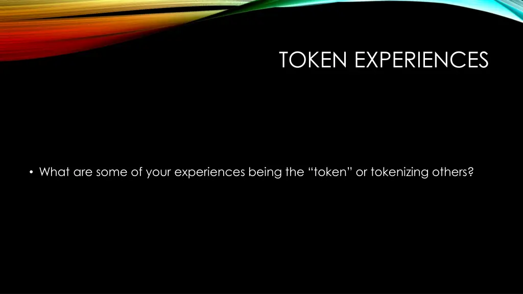 token experiences