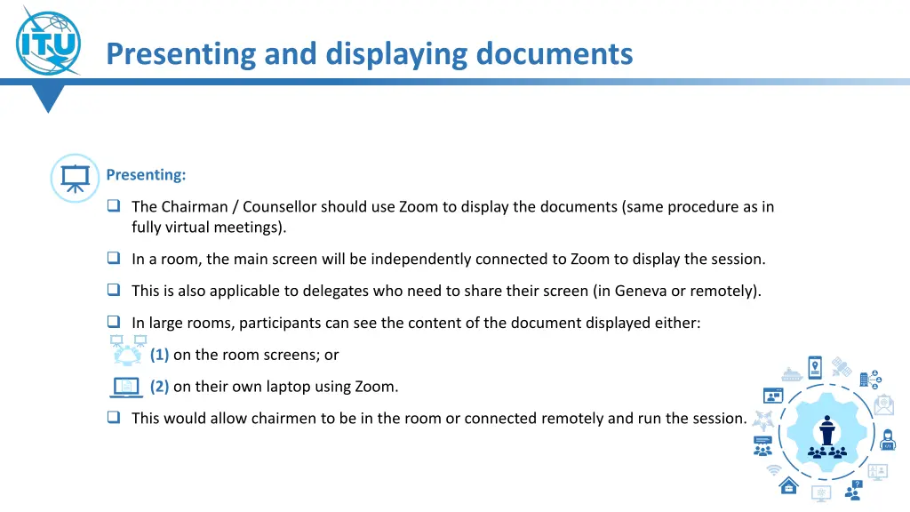 presenting and displaying documents