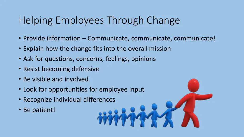 helping employees through change