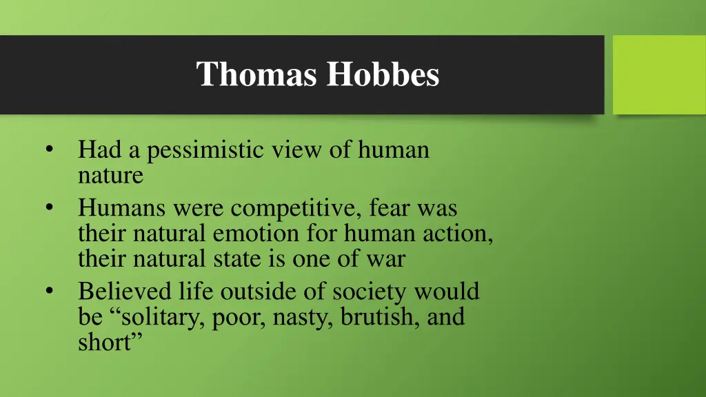 thomas hobbes