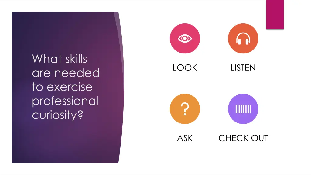 what skills are needed to exercise professional