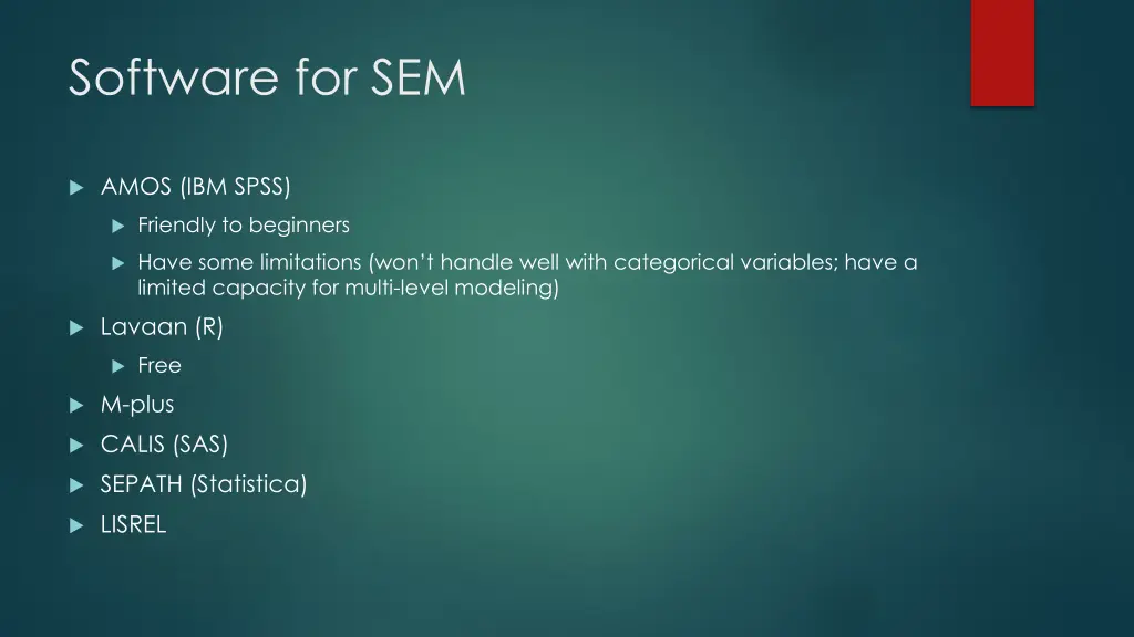 software for sem