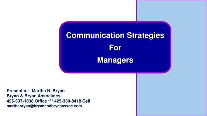 communication strategies for managers