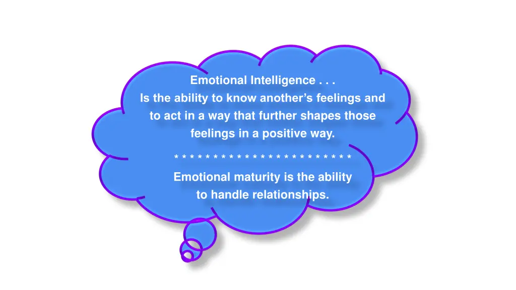 emotional intelligence is the ability to know