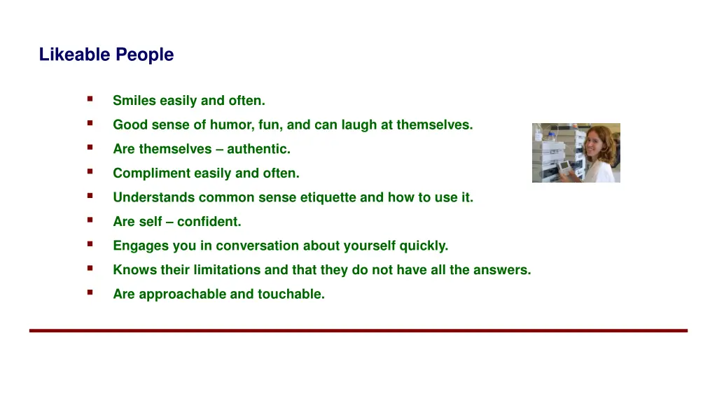 likeable people