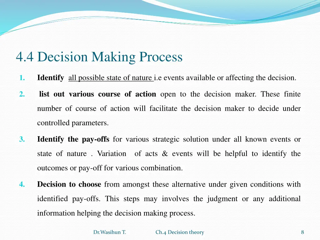 4 4 decision making process