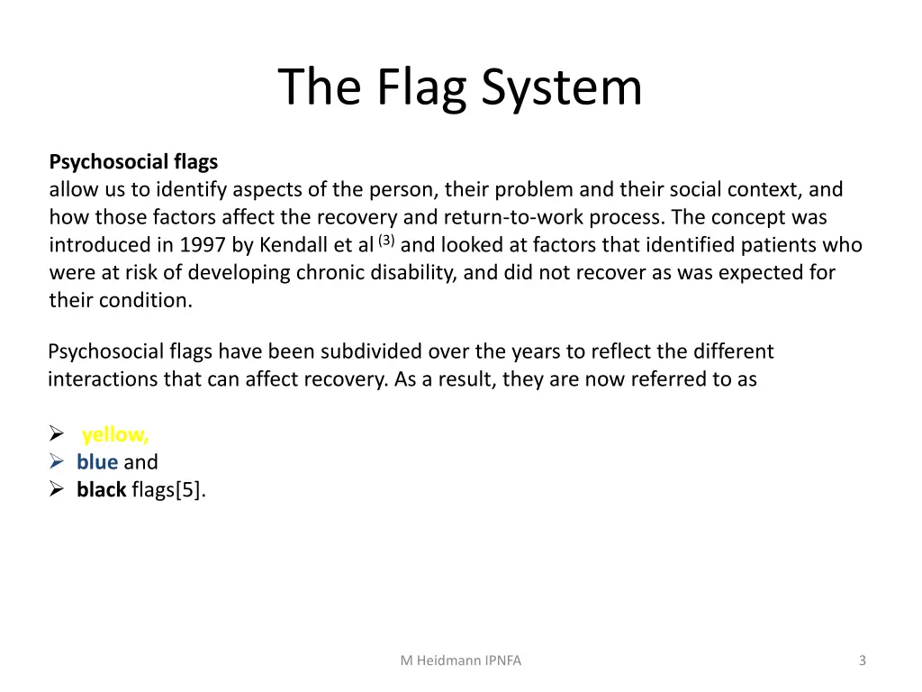 the flag system 2