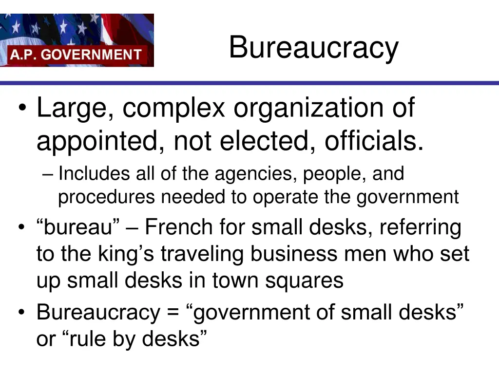 bureaucracy 1