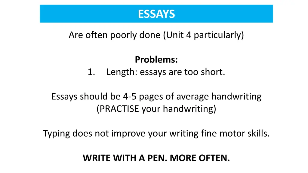 essays