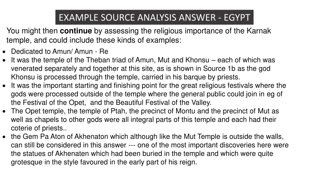 example source analysis answer egypt 1