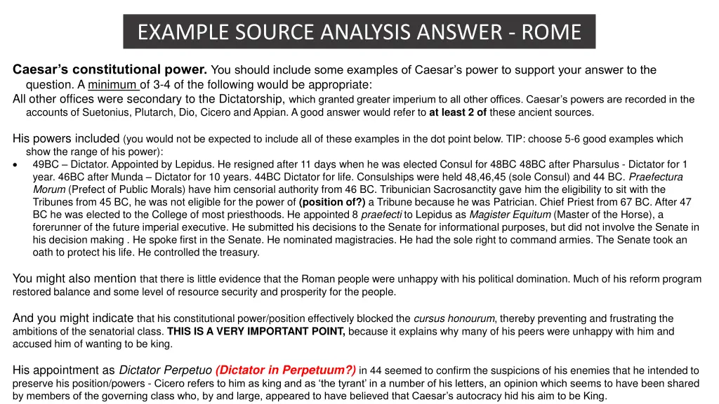 example source analysis answer rome 1