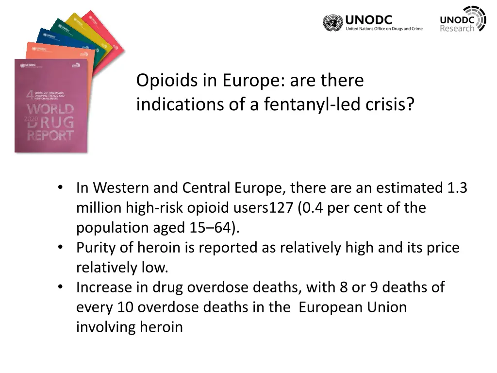 opioids in europe are there indications 1