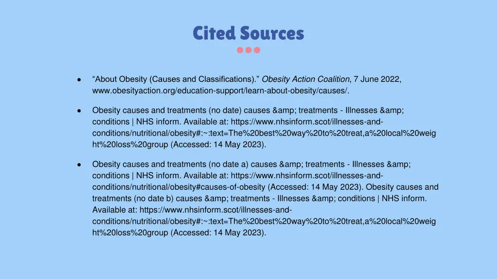 cited sources