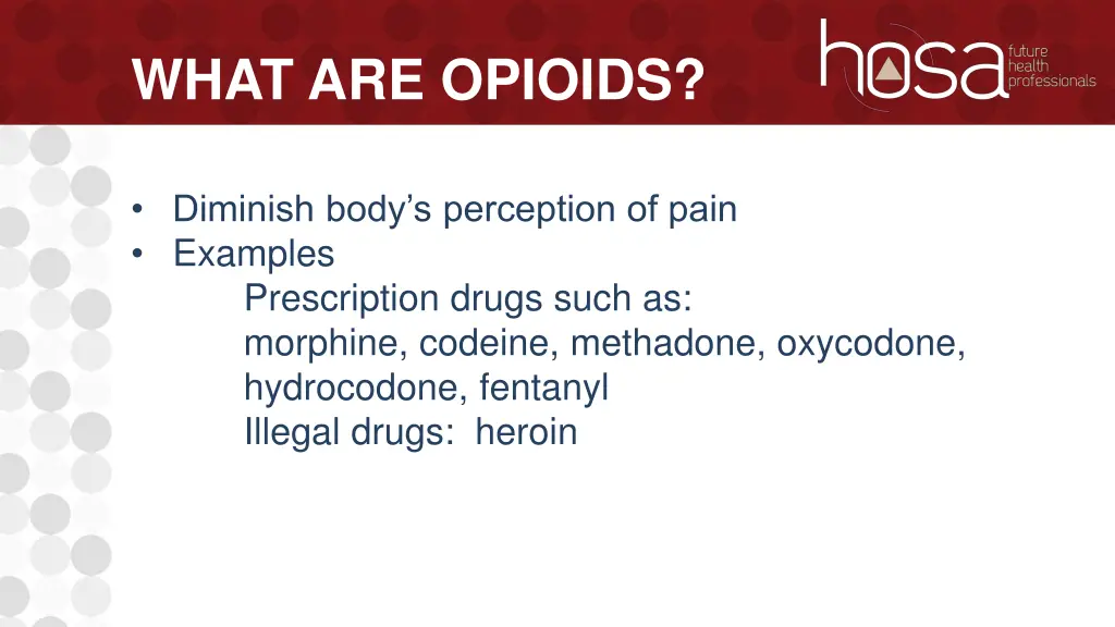 what are opioids