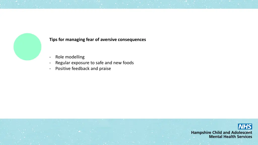 tips for managing fear of aversive consequences