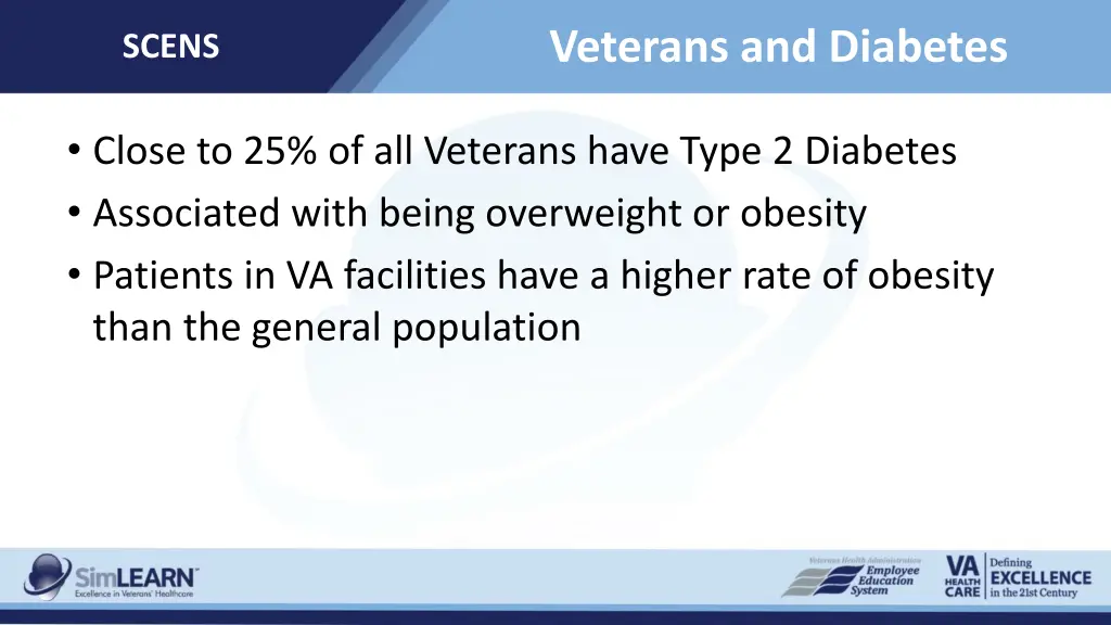 veterans and diabetes