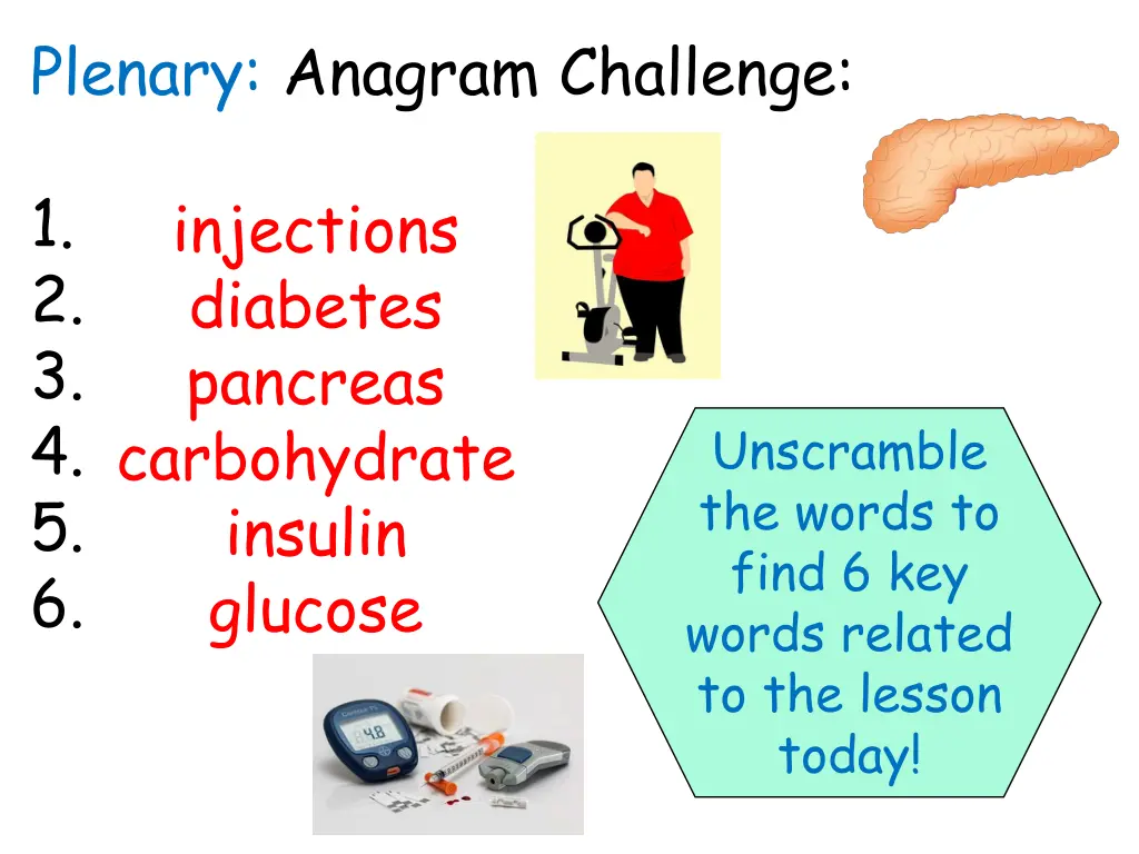 plenary anagram challenge