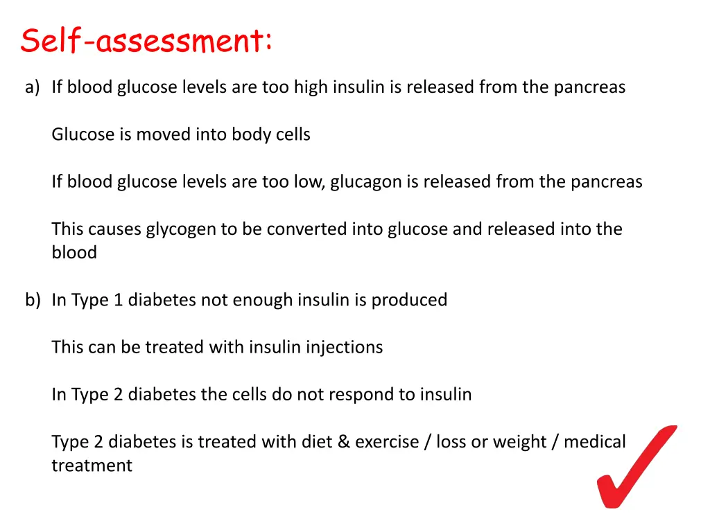 self assessment 3