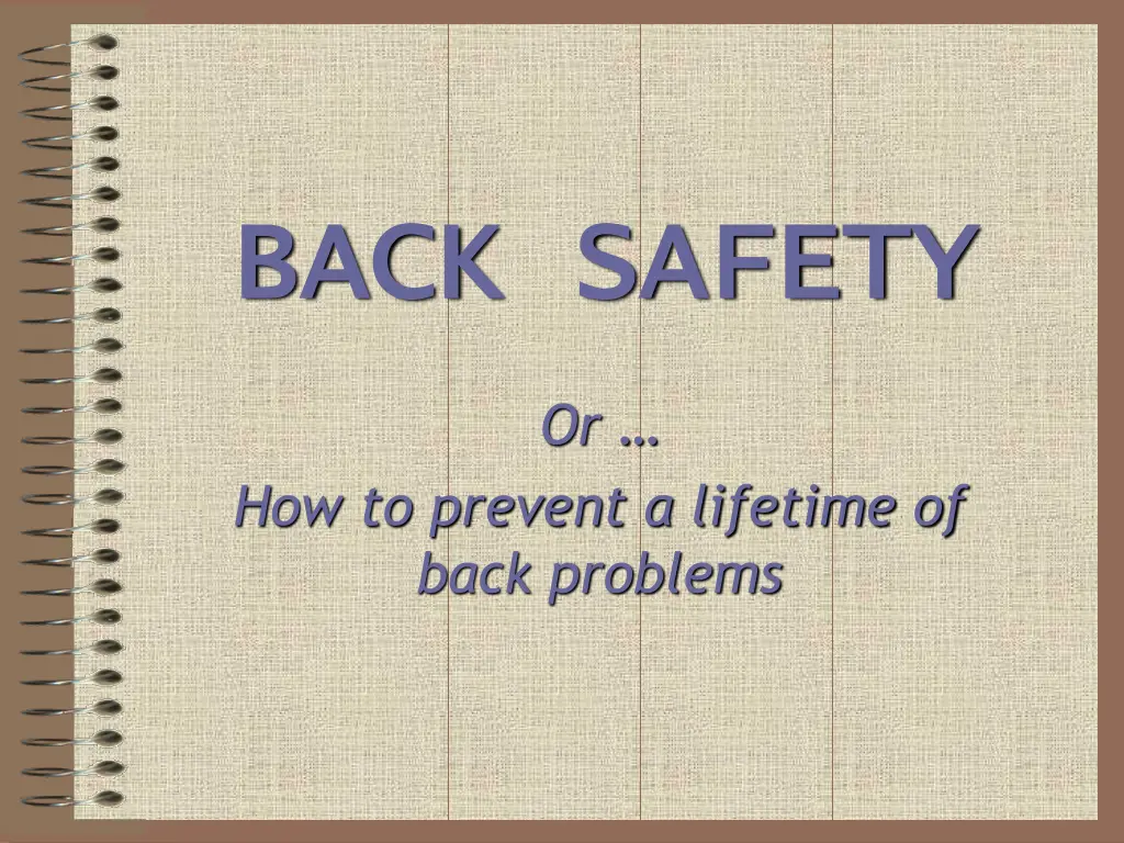 back safety back safety