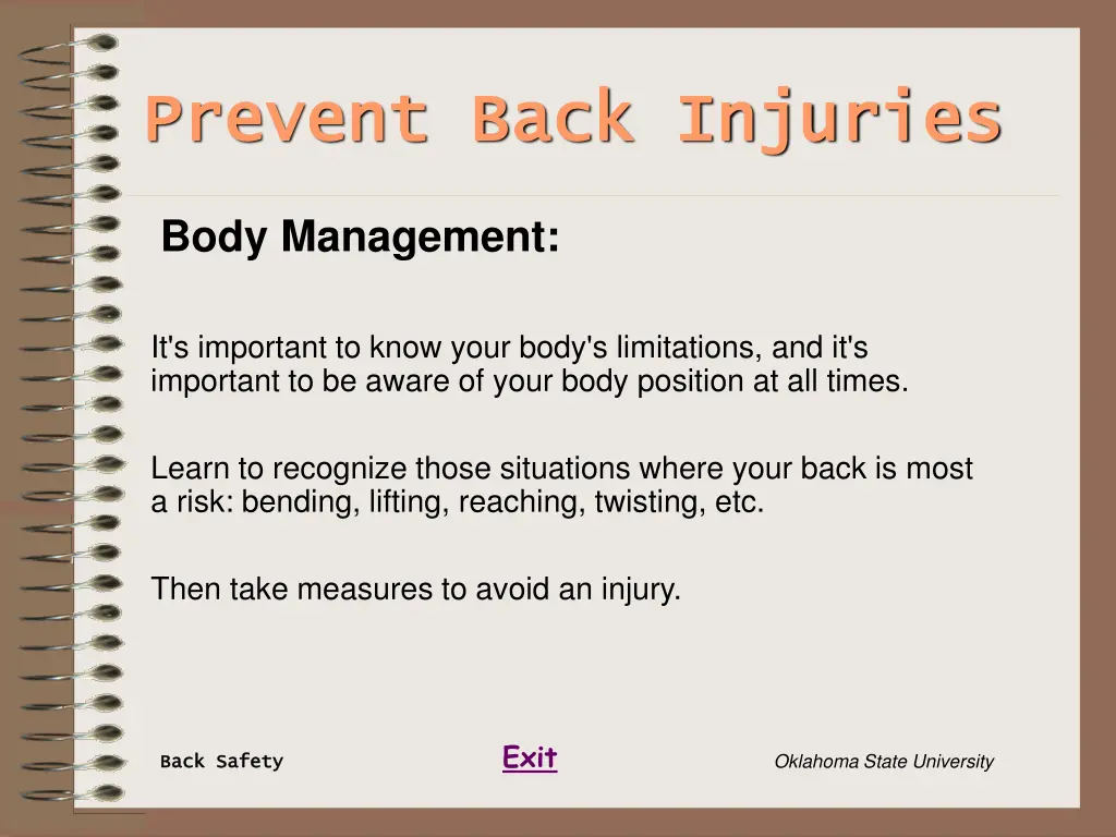 prevent back injuries prevent back injuries 10