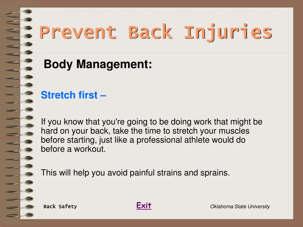 prevent back injuries prevent back injuries 11