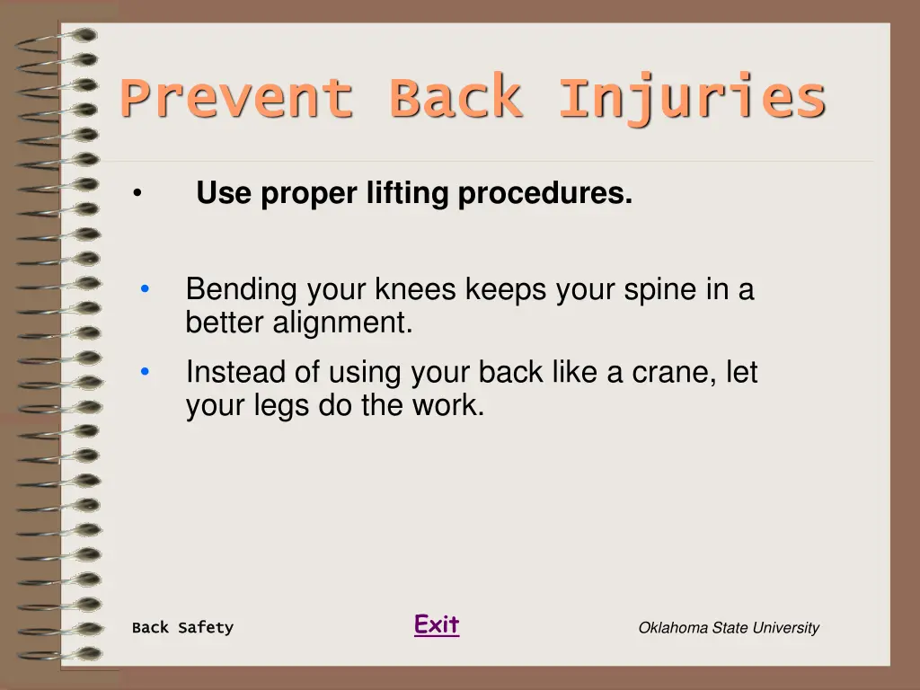 prevent back injuries prevent back injuries 5