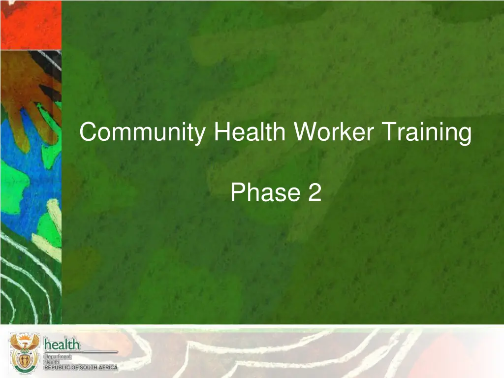 community health worker training