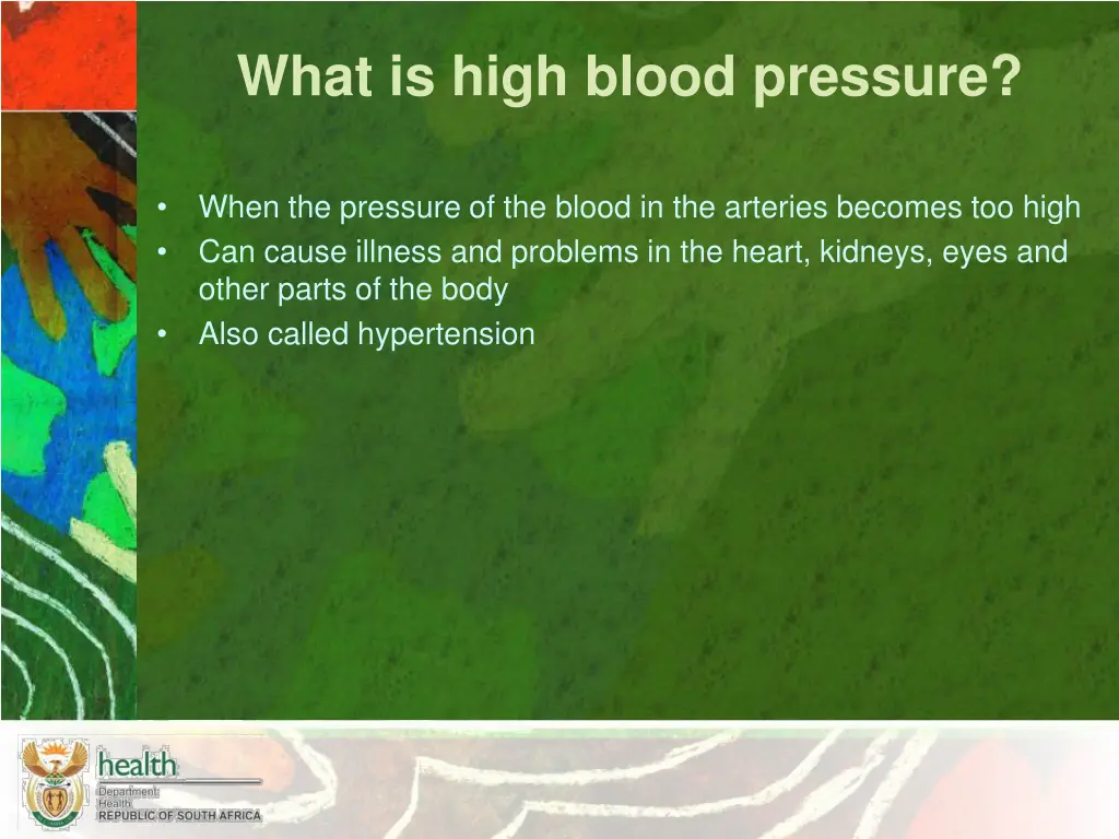 what is high blood pressure