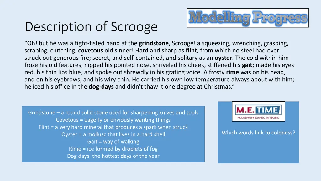 description of scrooge