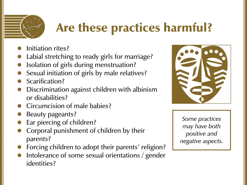 are these practices harmful