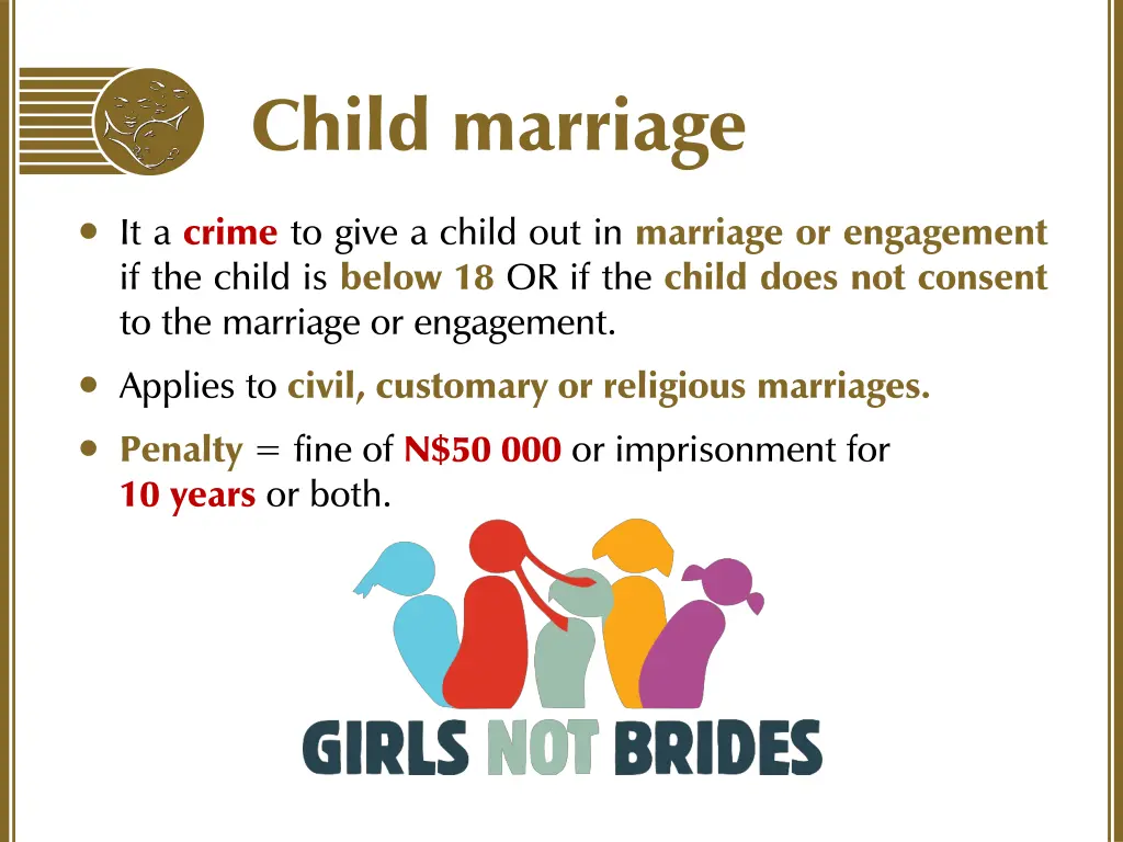 child marriage