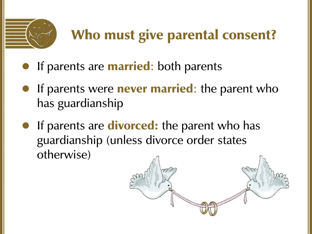 who must give parental consent