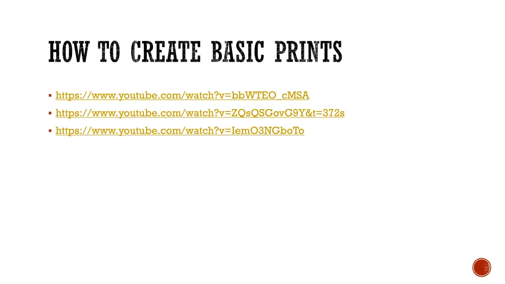 how to create basic prints 1