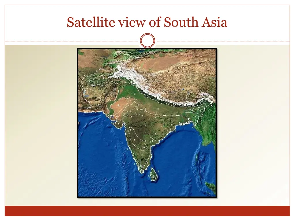 satellite view of south asia