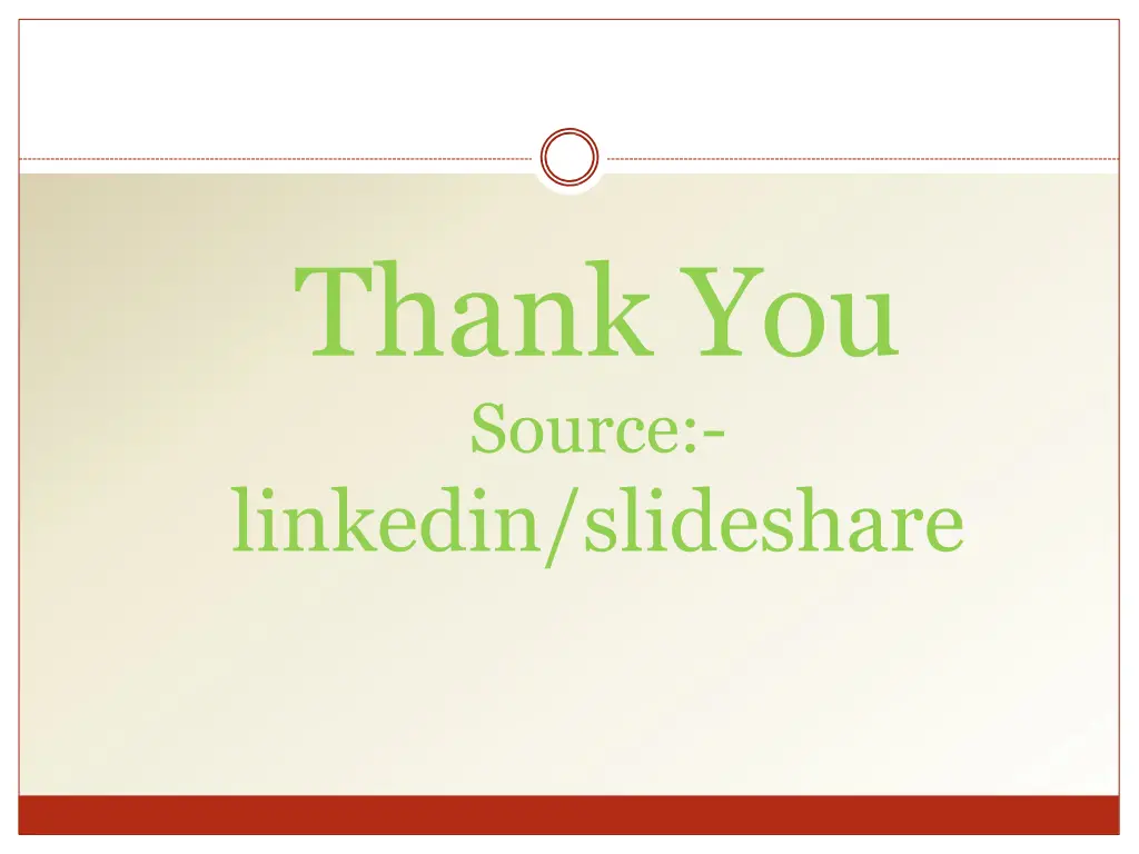 thank you source linkedin slideshare