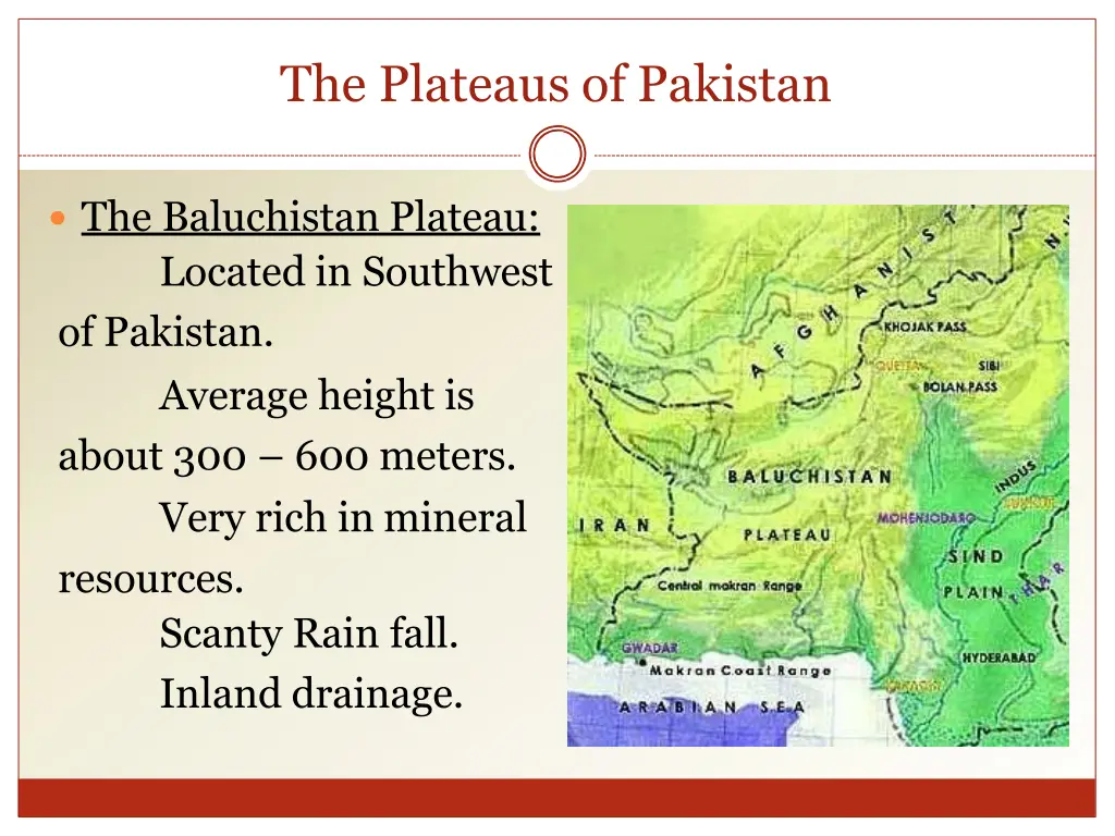 the plateaus of pakistan 1