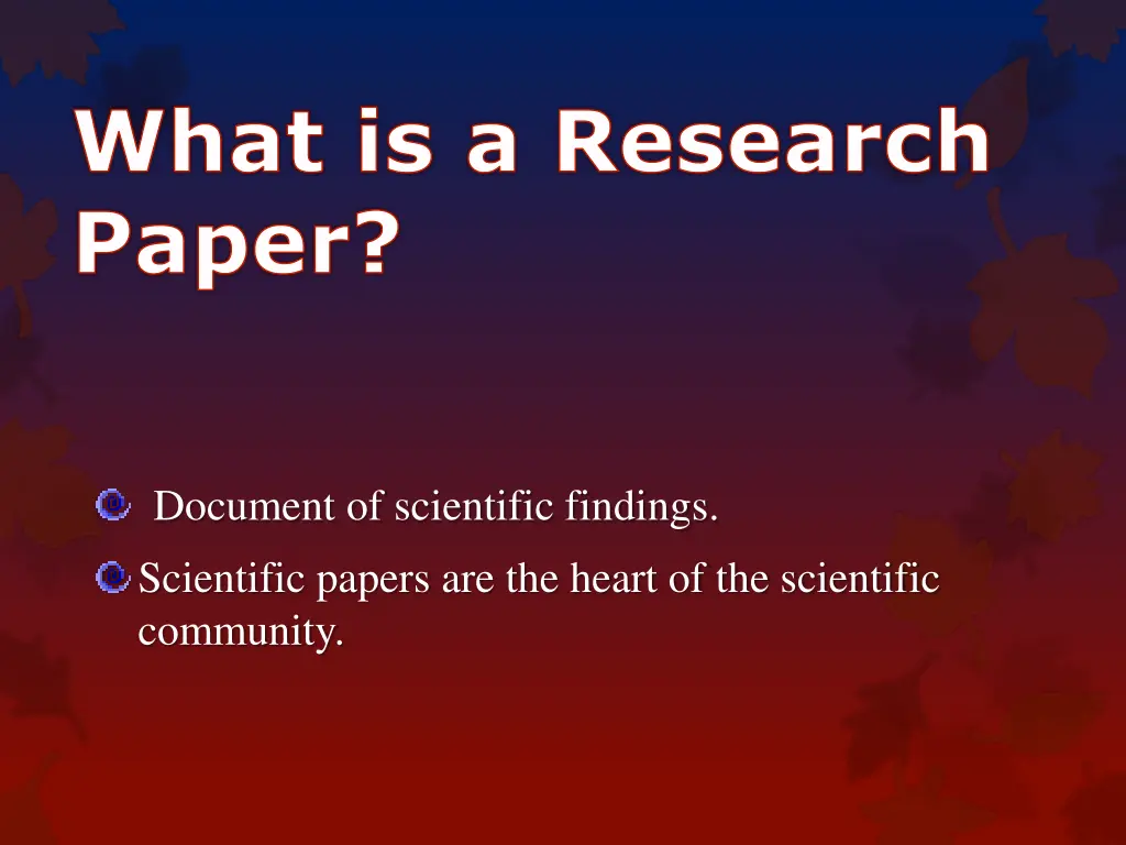 what is a research paper